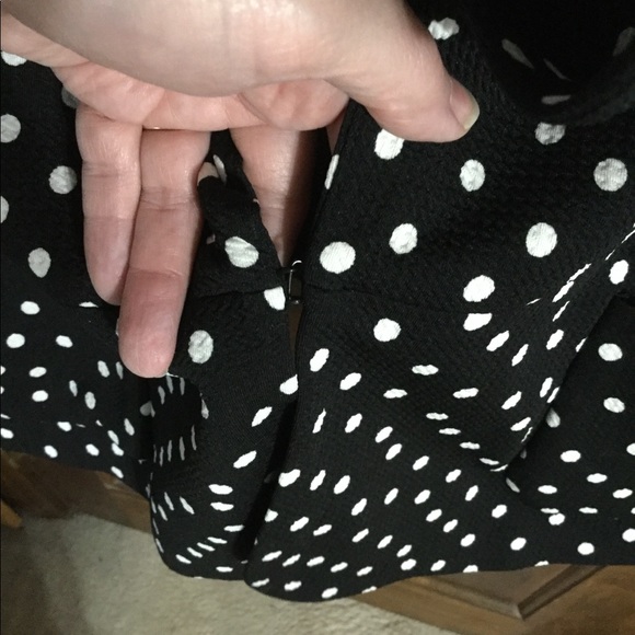 Black polka dot jacket - dress up or down NWT - Picture 5 of 7